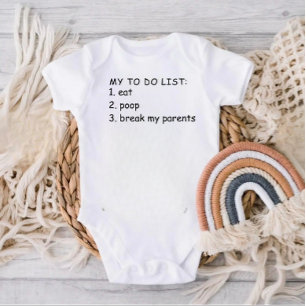 Lustigt citat om Baby att göra lista T Shirt