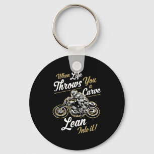 Lustigt citat Sarcastic Motorcycle Rider Gift Nyckelring