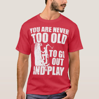 Lustigt citat Sten Ice klättrande Bouldering Klibe T Shirt