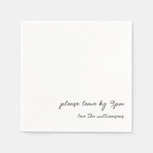 Lustigt citat Tidigt Nattålder par Humor Anpassnin Pappersservett