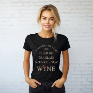 Lustigt citattecken berömd vin-dricksslogan t shirt