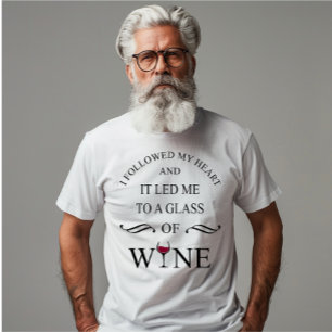 Lustigt citattecken berömd vin-dricksslogan t shirt