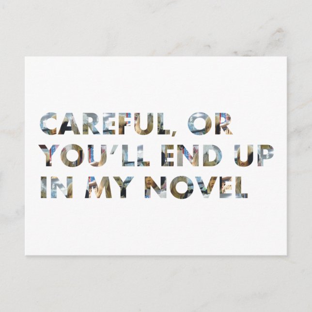 Lustigt citattecken, eller slut i romanen (w ansik vykort (Framsida)