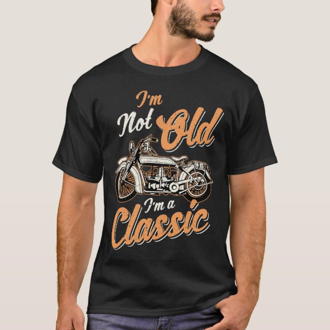 Lustigt citattecken för motorcykelns Biker T Shirt (Framsida)