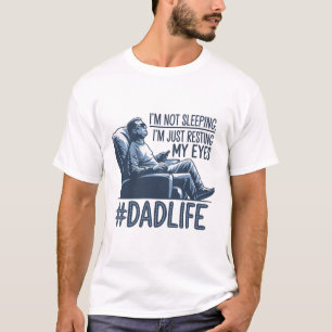 Lustigt citattecken i pappa som vilar på ögon t shirt
