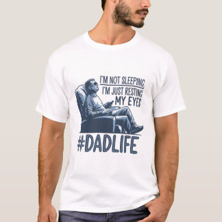 Lustigt citattecken i pappa som vilar på ögon t shirt
