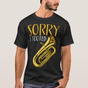 Lustigt citattecken Musikband Förlåt att jag använ T Shirt