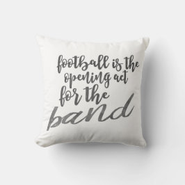 Lustigt citattexakt för fotboll för band kudde