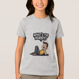 Lustigt citattskjortor för barn - Boy & gril T Shirt