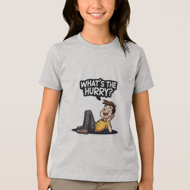 Lustigt citattskjortor för barn - Boy & gril T Shirt (Framsida)