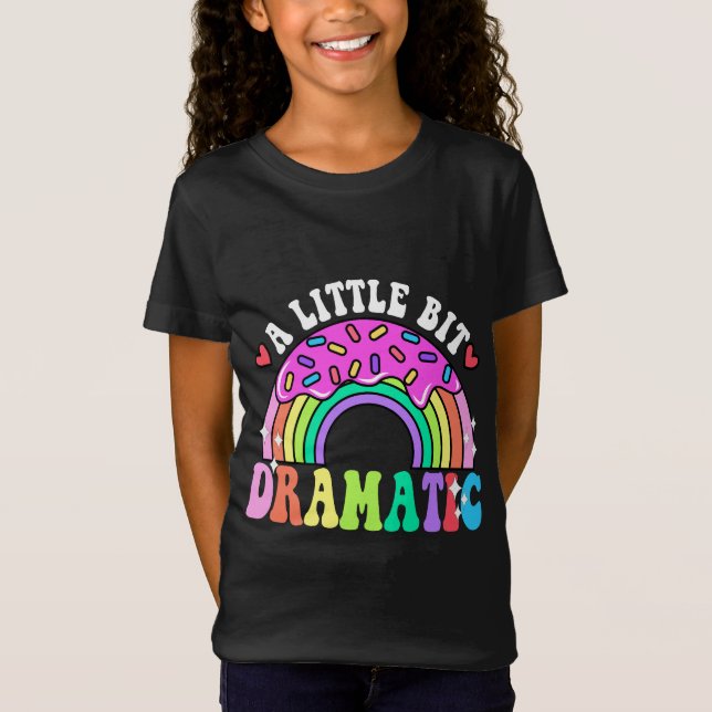 Lustigt citerar lite dramatiskt, Cute Donuts. T Shirt (Framsida)