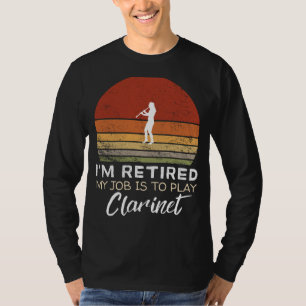Lustigt Clarinet Pension Tee - Musical Humor!