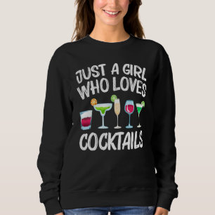 Lustigt Cocktail Girls Kids Mixed Drinks Drinkers T Shirt