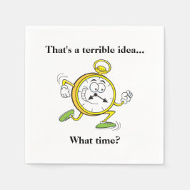 Lustigt Cocktail Napkin, då? Pappersservett