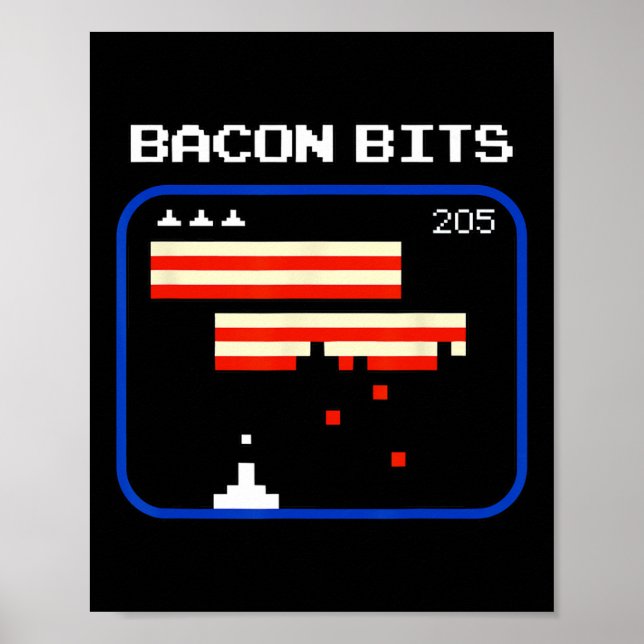 Lustigt Con 8-bitars videospelaren Retro Nerd Geek Poster (Framsidan)