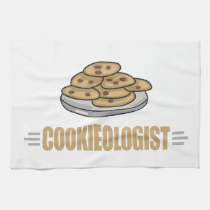 Lustigt Cookie Älskare Kökshandduk