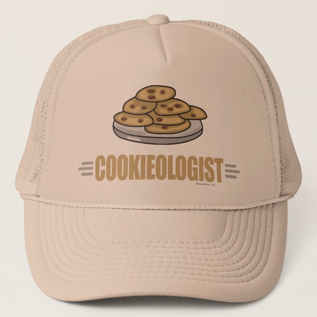 Lustigt Cookie Älskare Truckerkeps (Framsida)