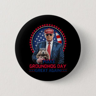 Lustigt Coola Groundhog Gör till Groundhog Day Gre Knapp