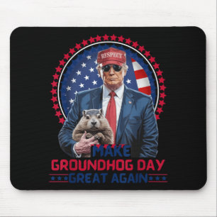 Lustigt Coola Groundhog Gör till Groundhog Day Gre Musmatta