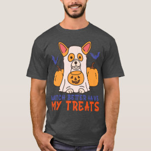 Lustigt Corgi Hund älskare Witch, har jag mina vår T Shirt