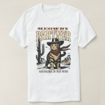 Lustigt Cowboy Cat - Meowdy Partner Western Cat