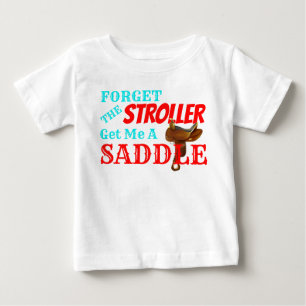 Lustigt Cowboy "Hämta en sadel" T Shirt