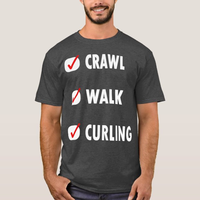 Lustigt Crawlsteg T Shirt (Framsida)