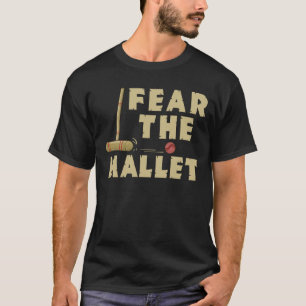 Lustigt Croquet fruktar gaffelgrafik T Shirt