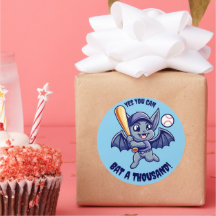 Lustigt Cute Fladdermus Ja, du kan Fladdermus tuse