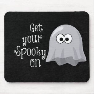 Lustigt, Cute Halloween Ghost, sätt på dig ditt ta Musmatta
