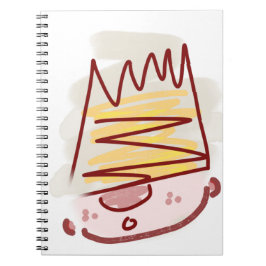 Lustigt Cute Little Kung-illustration Anteckningsbok