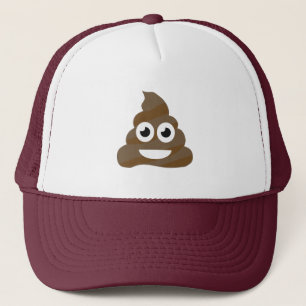 Lustigt Cute Poop Emoji Truckerkeps