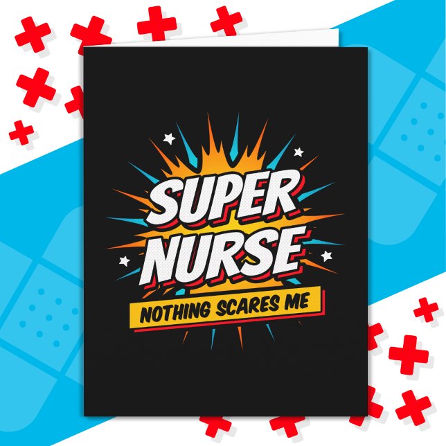 Lustigt Cute Sarcastic Superthea Nurse-uppskattnin Kort (Skapare uppladdad)