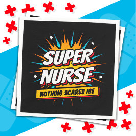 Lustigt Cute Sarcastic Superthea Nurse-uppskattnin Pappersservett