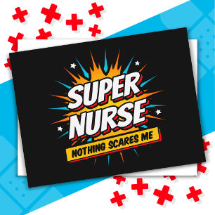 Lustigt Cute Sarcastic Superthea Nurse-uppskattnin Vykort