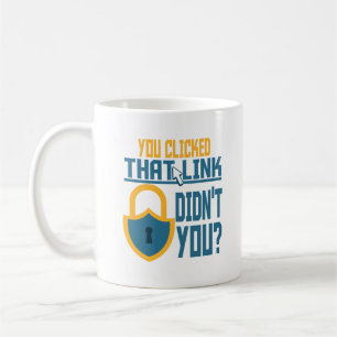 Lustigt Cyber Security Gift Computer Hacker Tech Kaffemugg