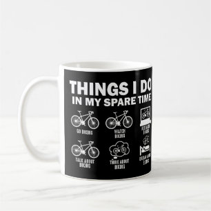 Lustigt cycle Sak jag gör i min lediga tid Kaffemugg