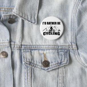 Lustigt cykelcitat knapp