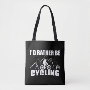 Lustigt cykelcitat tygkasse