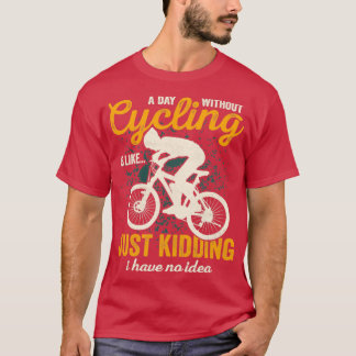 Lustigt cykeltalande t shirt