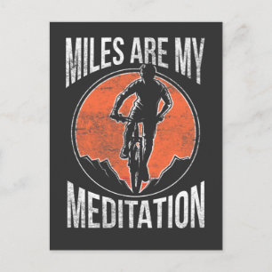 Lustigt cykling Quote Hobby Mountain Biking Vykort
