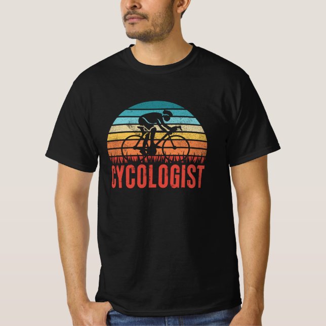 Lustigt cykolologiskt cykliskt cykliskt gift t shirt (Framsida)