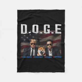 Lustigt D.o.g.e. Doge-demokrater kommer officiellt Fleecefilt