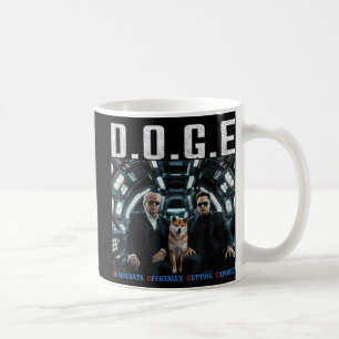Lustigt D.o.g.e. Doge-demokrater kommer officiellt Kaffemugg