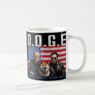 Lustigt D.o.g.e. Doge-demokrater kommer officiellt Kaffemugg