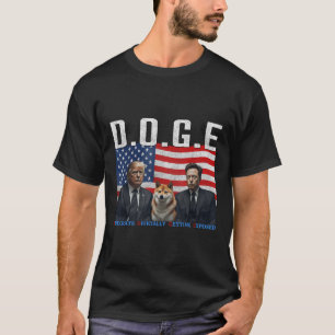 Lustigt D.o.g.e. Doge-demokrater kommer officiellt T Shirt