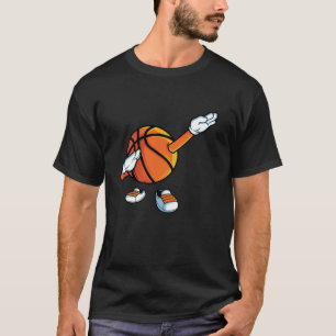 Lustigt Dabbing Basketball Dancing Boll Game in Sh T Shirt