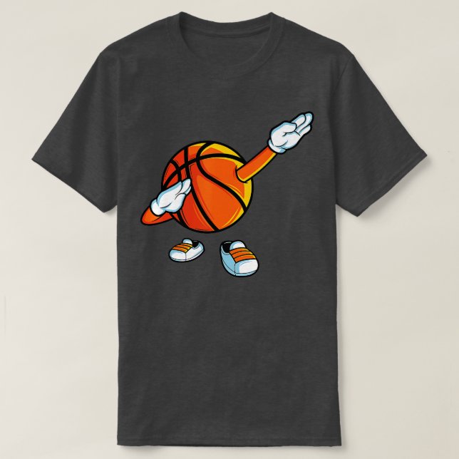 Lustigt Dabbing Basketball Dancing Boll Game in Sh T Shirt (Design framsida)