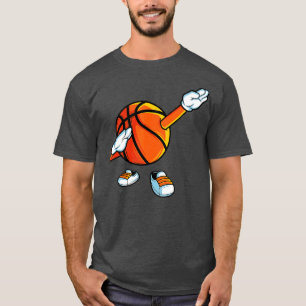 Lustigt Dabbing Basketball Dancing Boll Game in Sh T Shirt