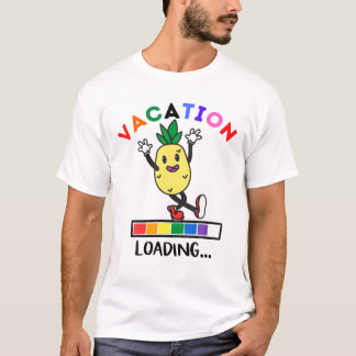 Lustigt Dancing Pineapple Vacation Loading Pineapp T Shirt